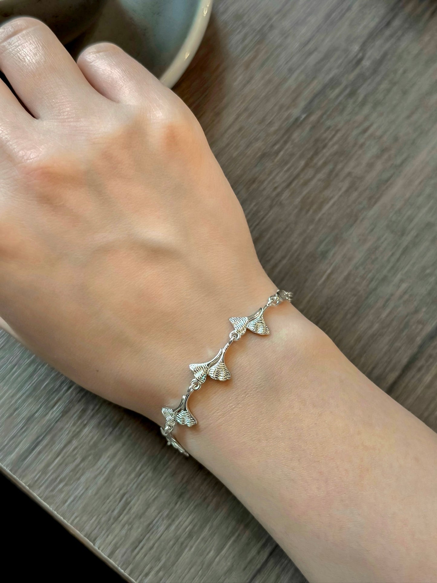 氣質銀杏葉手鍊